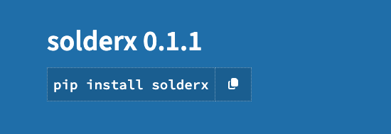 Preview for SolderX